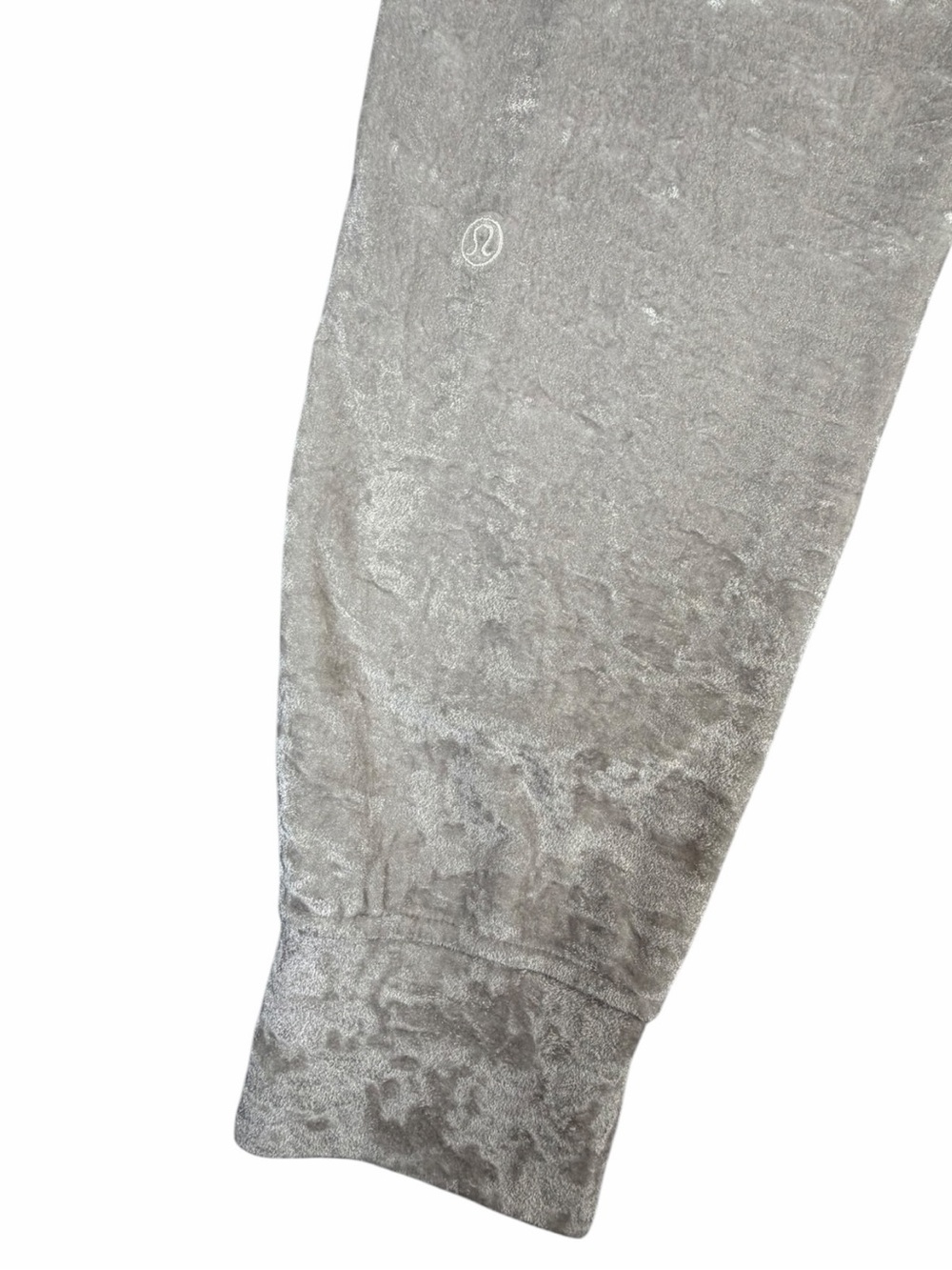 Lululemon Women’s Two Piece Set Crushed Velvet Joggers & Down Crew Neck Size 4 - Picture 6 of 10